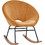 HomeMarkt Κουνιστή Πολυθρόνα Βελούδινη Χρυσή Paulina HM8399.09
