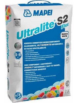 MAPEI ΕΛΑΦΡΟΒΑΡΗΣ ΚΟΛΛΑ ΠΛΑΚΙΔΙΩΝ ULTRALITE S2 FLEX WHITE 15KG (2430615GR)