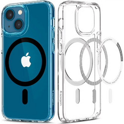 Spigen Ultra Hybrid Back Cover with Magsafe Clear Black (iPhone 13)