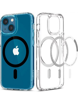 Spigen Ultra Hybrid Back Cover with Magsafe Clear Black (iPhone 13)