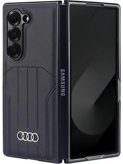 Audi Synthetic Leather MagSafe Case for Samsung Galaxy Z Fold 6 - Black - (AUDI000175-0)