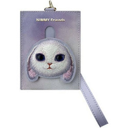 Nimmy - Πορτοφόλι για κάρτες Big Eyed Pet 2.0 Rabbit - Μωβ