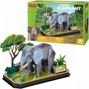 Παιδικό Puzzle CubicFun 3D Elephant 42 Κομμάτια