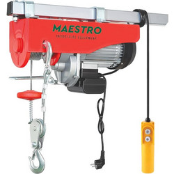 Maestro ΗΛΕΚΤΡΙΚΟ ΓΕΡΑΝΑΚΙ ΑΝΥΨΩΣΗΣ 200KG / 400KG (ΜΟΝΟ / ΔΙΠΛΟ ΣΥΡΜΑ) 950W DHS-200_400M