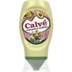 Σάλτσα Με Αβοκάντο Και Λεμόνι Calve Avocado And Citroen Squeeze Bottle 250ml
