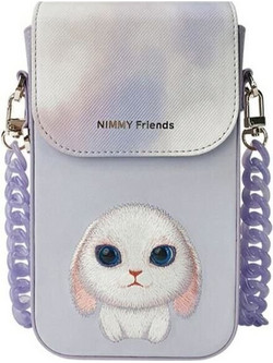 Nimmy phone bag BIG EYED PET 2.0 Rabbit purple