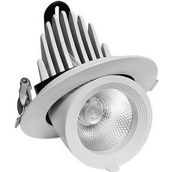 Eurolamp LED COB κινητό χωνευτό φωτιστικό 30W 36 3CCT (145-65023)