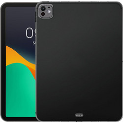 Θήκη iPad Pro 13" 2024 KW TPU Silicone Case Ημιδιάφανη Σιλικόνης - Black / Transparent (KWM000023TU002C)