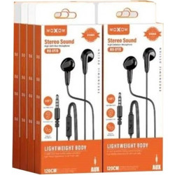 Moxom MX-EP70 Earbuds Stereo Sound Handsfree 3.5mm Black 35mm