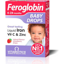 Vitabiotics Feroglobin Baby Drops 30ml