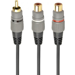 CABLEXPERT PREMIUM RCA (M) TO 2x RCA (F) SPLITTER CABLE 0.2M