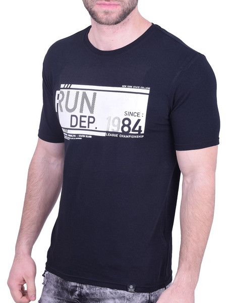 Biston t-shirt 41-206-024 Μαύρο