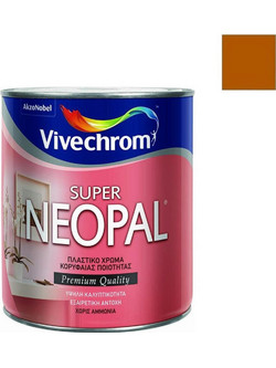 Vivechrom Super Neopal Πλαστικό Χρώμα Εσωτερικού Χώρου Ώχρα 26 0.20lt