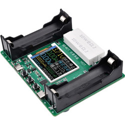 Ψηφιακό Battery Tester με 2 Σταθερές Υποδοχές για Μπαταρίες Λιθίου 18650 και Οθόνη LCD