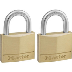 MasterLock ΣΕΤ 2 λουκέτα μπρούτζινα 40mm με ίδιο κλειδί