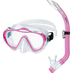 Mares Sharky Junior Set Μάσκα Θαλάσσης με Αναπνευστήρα Ροζ
