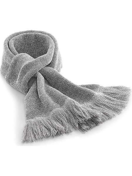 Κασκόλ B470 Beechfield Classic Knitted Heather Grey