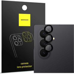 Tempered Glass Samsung Galaxy Z Fold7 Spacecase Camera Ring Αντιχαρακτικό Γυαλί Προστασίας για Φακό Κάμερας με Πλαίσιο Αλουμινίου - Black (5905719129477)