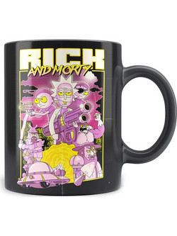 Rick and Morty Retro Poster mug