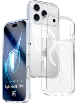 3mk Armor MagCase Θήκη iPhone 17 Pro Transparent W-3ArMaCas-AIP17P-0