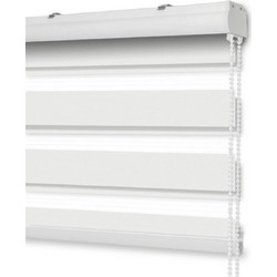 Ρολοκουρτίνα διπλή (zebra) 120x180cm SDS-27562 λευκό