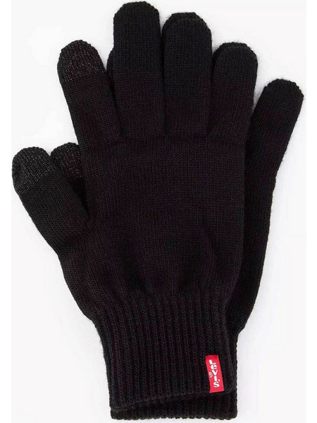 Levi's(R) ανδρικά γάντια touch screen με λογότυπο Ben - 771380761 Μαύρο