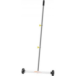 VEVOR Μαγνητικό σάρωθρο με ρόδες, 43 cm, χωρητικότητα 4,5 kg, Ελαφρύ μαγνητικό σάρωθρο pickup με ρυθμιζόμενη λαβή, καρφιά και βίδες, εύκολο καθάρισμα για γκαράζ, έργα στέγης