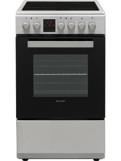 Sharp KF-56FVDD22IMΚ-CH Κουζίνα Ηλεκτρική 50lt με Κεραμικές Εστίες 50cm