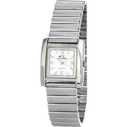 Chronotech Γυναικείο Ρολόι με Ασημί Μεταλλικό Μπρασελέ CT7001-01M