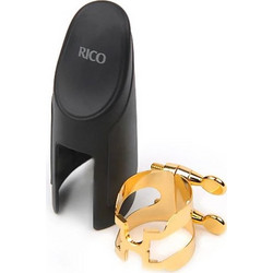 RICO HTS2G Σφιγκτήρας & καπάκι για Τενόρο Σαξόφωνο Επίχρυσο