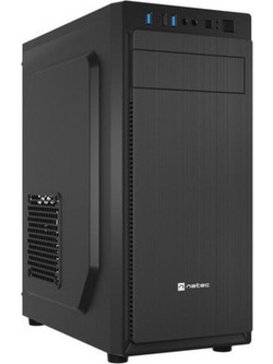 Natec Aracanta Black Midi Tower Κουτί Υπολογιστή