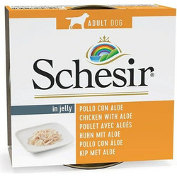 Schesir Nature for Dog Chicken Fillets & Aloe In Jelly 150gr