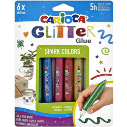 Κόλα Glitter Classic σετ=6τεμ Carioca 6x10.5ml Carioca 42110