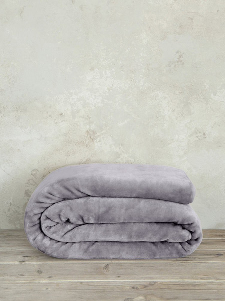 Nima Home Κουβέρτα Βελουτέ Ημίδιπλη 180x220 Coperta - Smoky Lilac