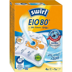 Swirl EIO80 Σακούλες Σκούπας 4τμχ Συμβατές με Σκούπα Dirt Devil