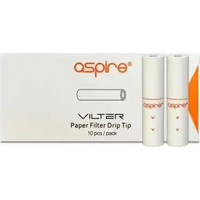 Aspire Vilter / Vilter Pro Filter Drip Tip - Επιστόμιο (10 Τεμάχια)