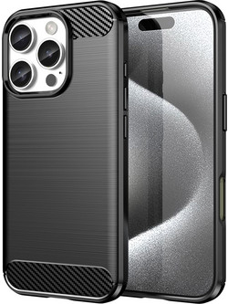 Carbon Case for iPhone 16 Pro - Black