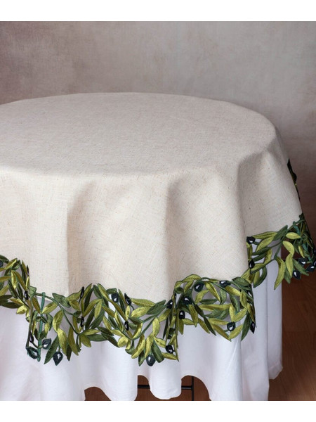 Ροτόντα 2353 (170cm) μαύρη ελιά Silk Fashion