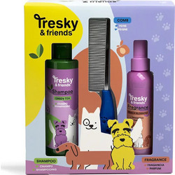 TRESKY & FRIENDS ΣΕΤ ΔΩΡΟΥ 3 τεμ. ΓΙΑ ΣΚΥΛΑΚΙΑ (42181)