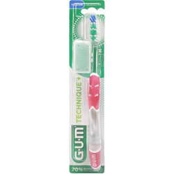 Gum 490 Technique Regular Soft Οδοντόβουρτσα Φούξια