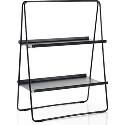 Ραφιέρα Οργάνωσης Μεταλλική A-Table Shelf Unit 53x29x75 Black Zone Denmark