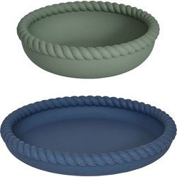 OYOY Mellow Σετ Πιάτα Φαγητού Mint/Blue 2τμχ