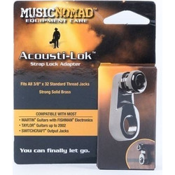 MUSICNOMAD MN270 Acousti-Lok Strap Lock Adapter ζώνης για standard έξοδο output Ακουστικής Κιθάρας