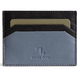 7 Dots Δερμάτινη Θήκη Καρτών Denim (Prato-90-005)
