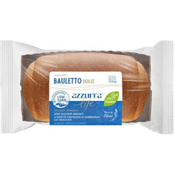 Azzurra ψωμί Brioche Bauletto Dolce με χαμηλούς υδατάνθρακες και πρωτεΐνη 150 γρ