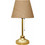 HomeMarkt HM7591.01 Πορτατίφ LED Μπεζ Χρυσό Φ22xΥ45cm