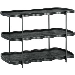 Ραφιέρα Δαπέδου 169-125-004 120x40x80cm Black