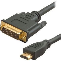 Powertech Καλώδιο HDMI Male to DVI Male 1.5m Black