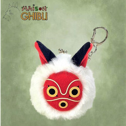PRINCESS MONONOKE - San's Mask - Fuwafuwa Mini purse 6.5cm