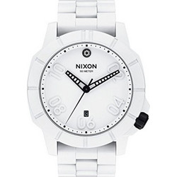 Nixon Ανδρικό Ρολόι με Λευκό Μεταλλικό Μπρασελέ A506SW-2243-00